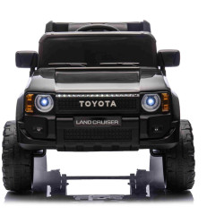 Elektrické autíčko Toyota Landcruiser 12V,  čierne