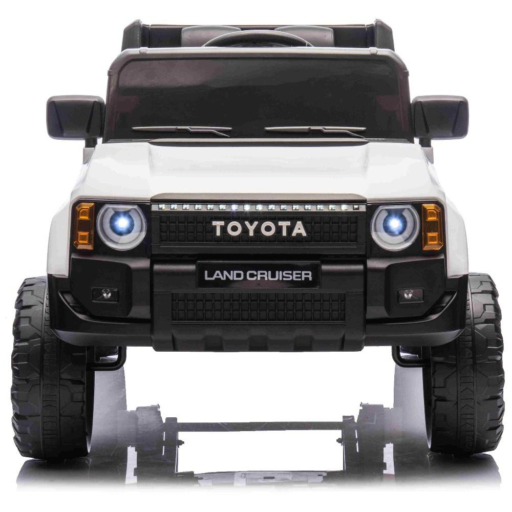 Elektrické autíčko Toyota Landcruiser 12V,  biele