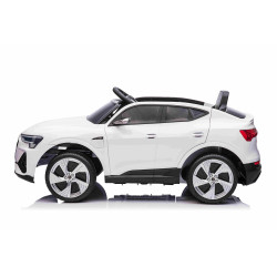 Elektrické autíčko Audi E-tron Sportback 12V,  biele