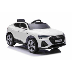 Elektrické autíčko Audi E-tron Sportback 12V,  biele